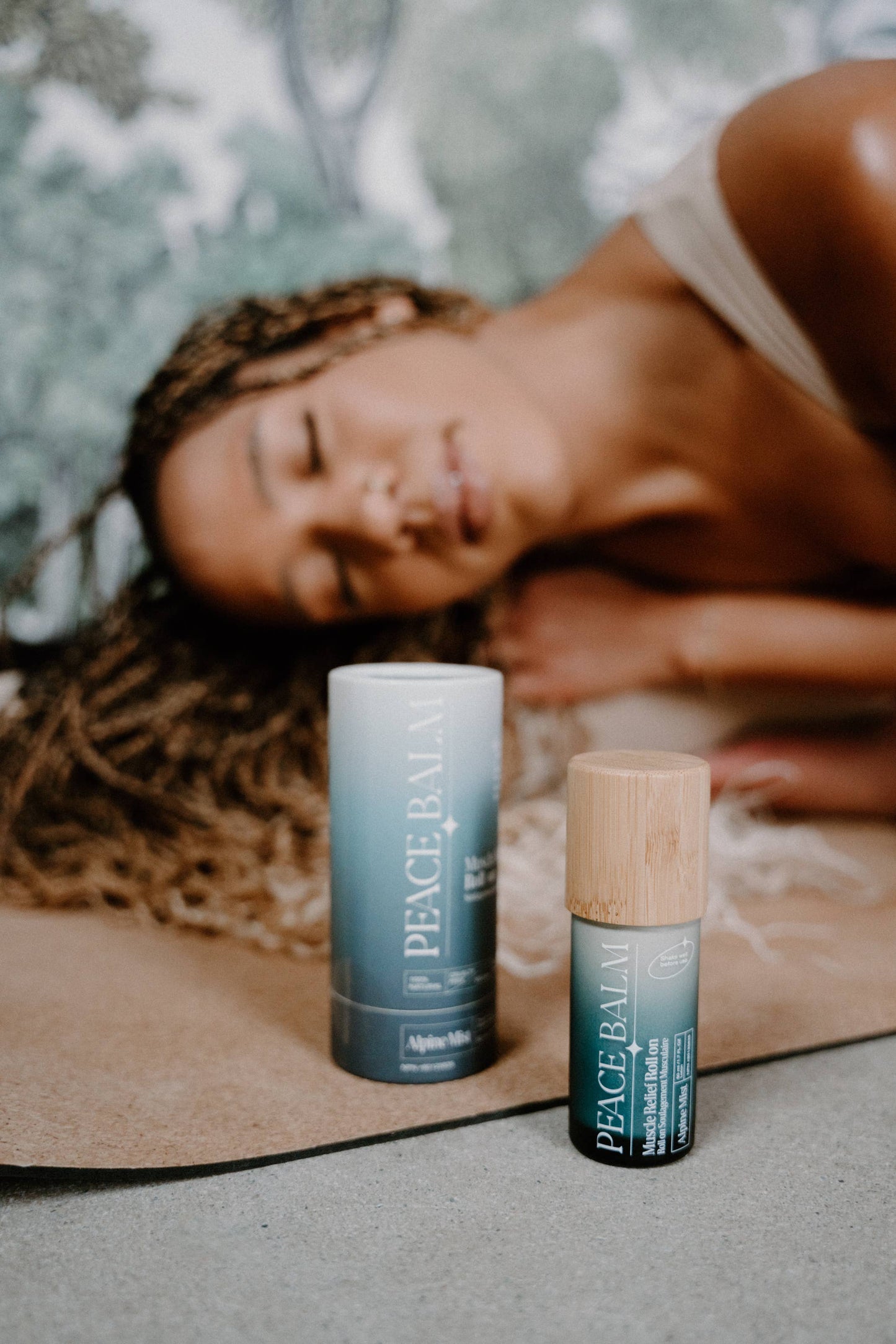 Peace Balm Cedar Mist | Muscle Relief Roll-On with Menthol