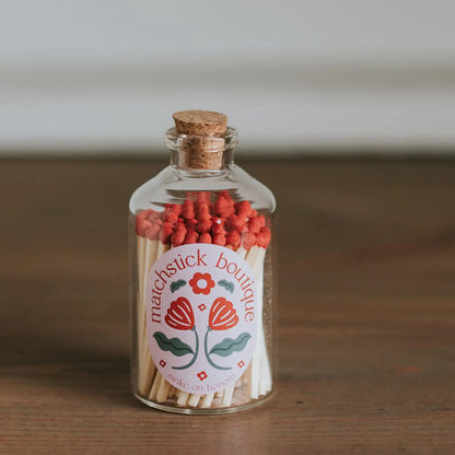 Matchsticks in Glass Bottle