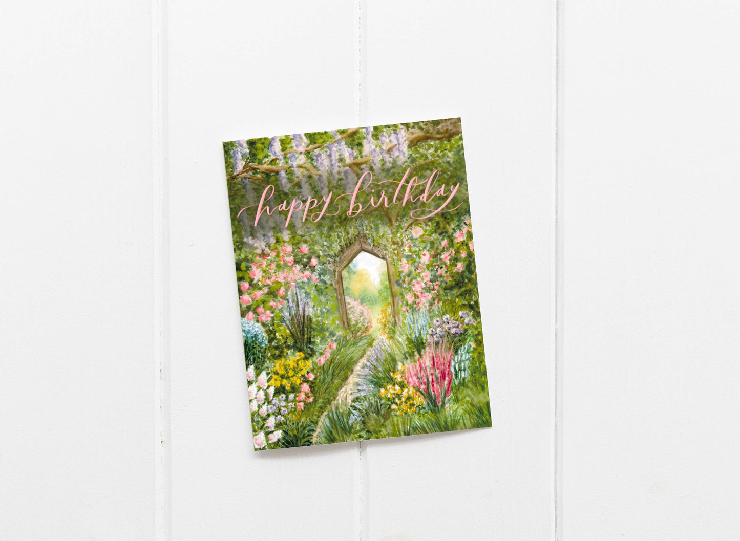 Secret Garden Birthday Card