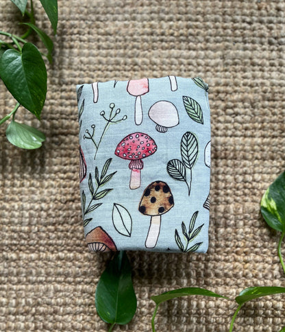 Mushroom Baby Blanket  |  Mushroom Muslin Swaddle Blanket