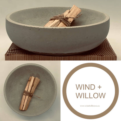 Smudge Bowl | Natural Concrete