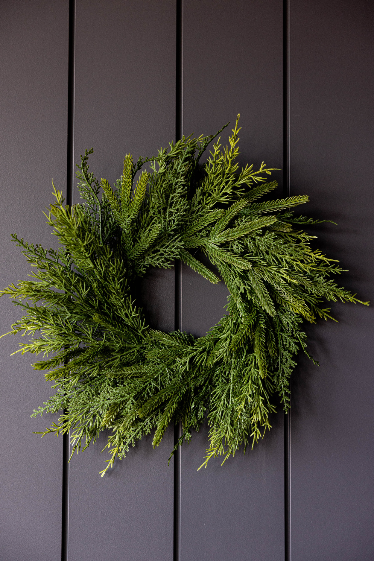 Norfolk & Cypress Mixed Real Touch Wreath