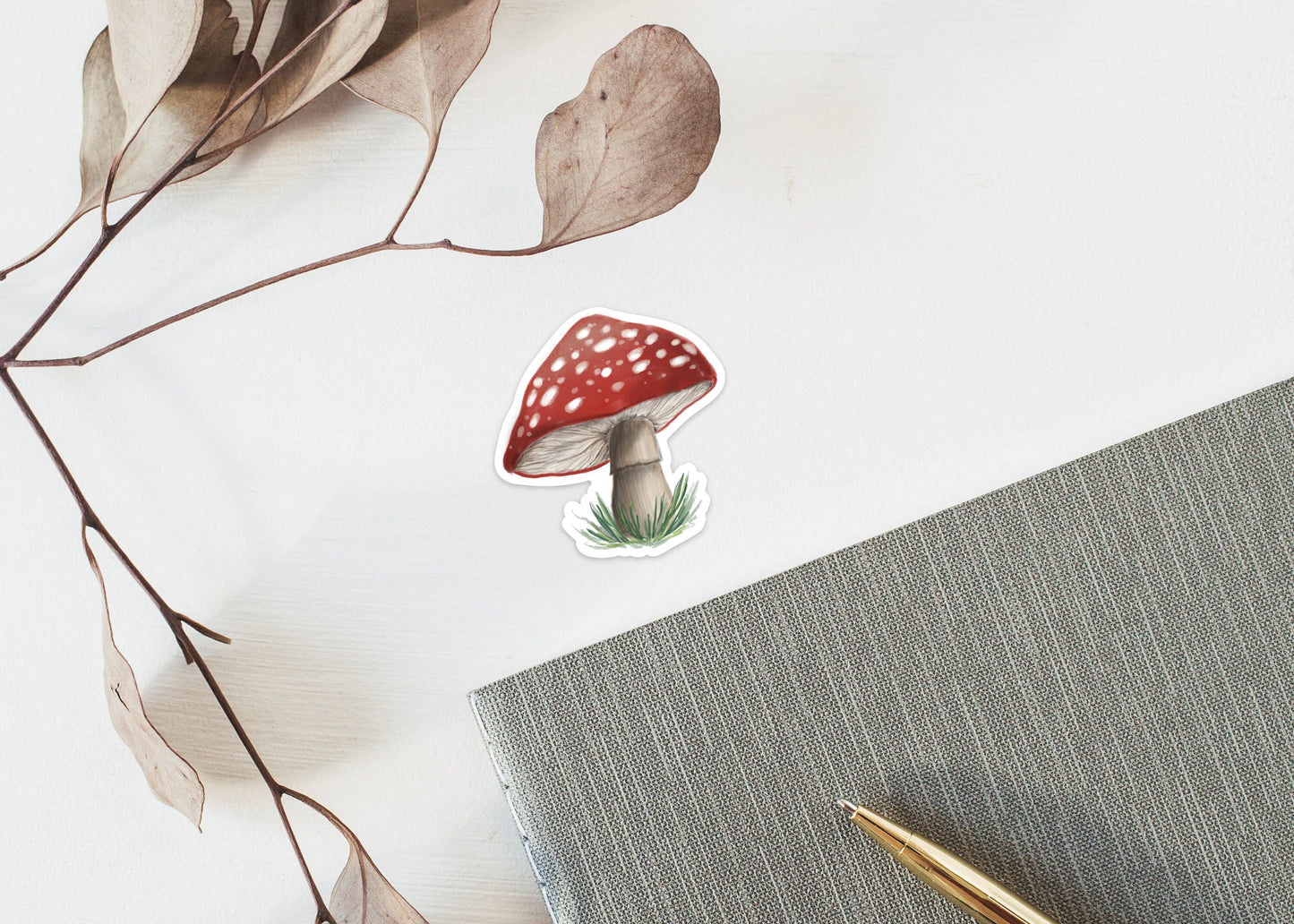 Mushroom Vinyl Sticker