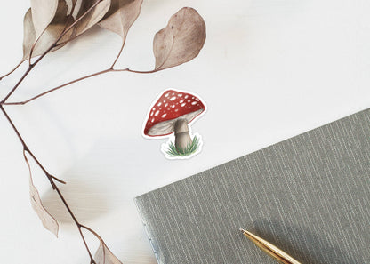 Mushroom Vinyl Sticker