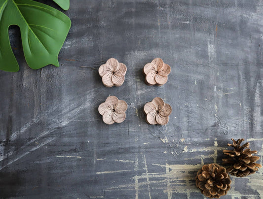 Wooden Essential Oil Diffuser for Car | Incense Holder: Peach Blossom（ Clip +  Incense Holder）