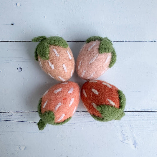 Boho Felt Strawberry