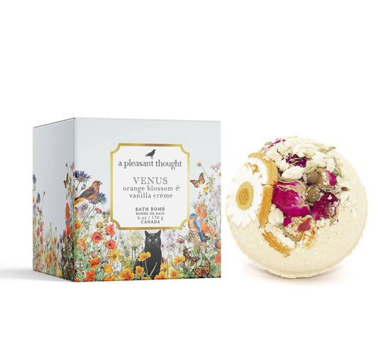 Venus | Orange Blossom & Vanilla Creme Bath Bomb