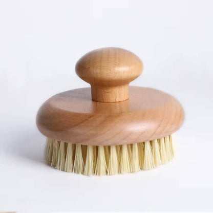 Plastic Free Sisal Bristle Body Brush: Oval