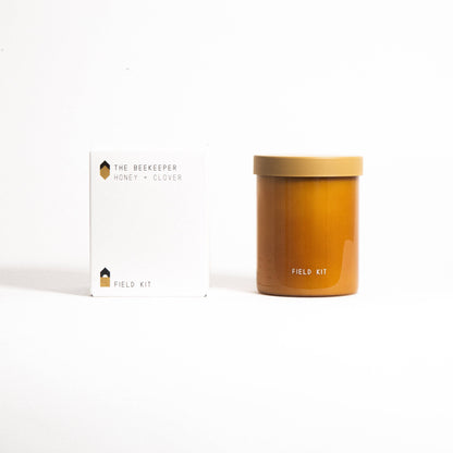 The Beekeeper | Honey + Clover - 8oz Glass Candle