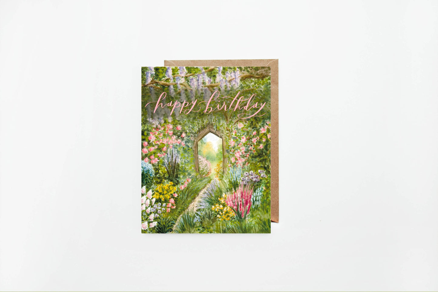 Secret Garden Birthday Card