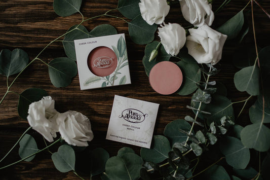 Sweet Pea Pressed Cheek Colour in a Compact