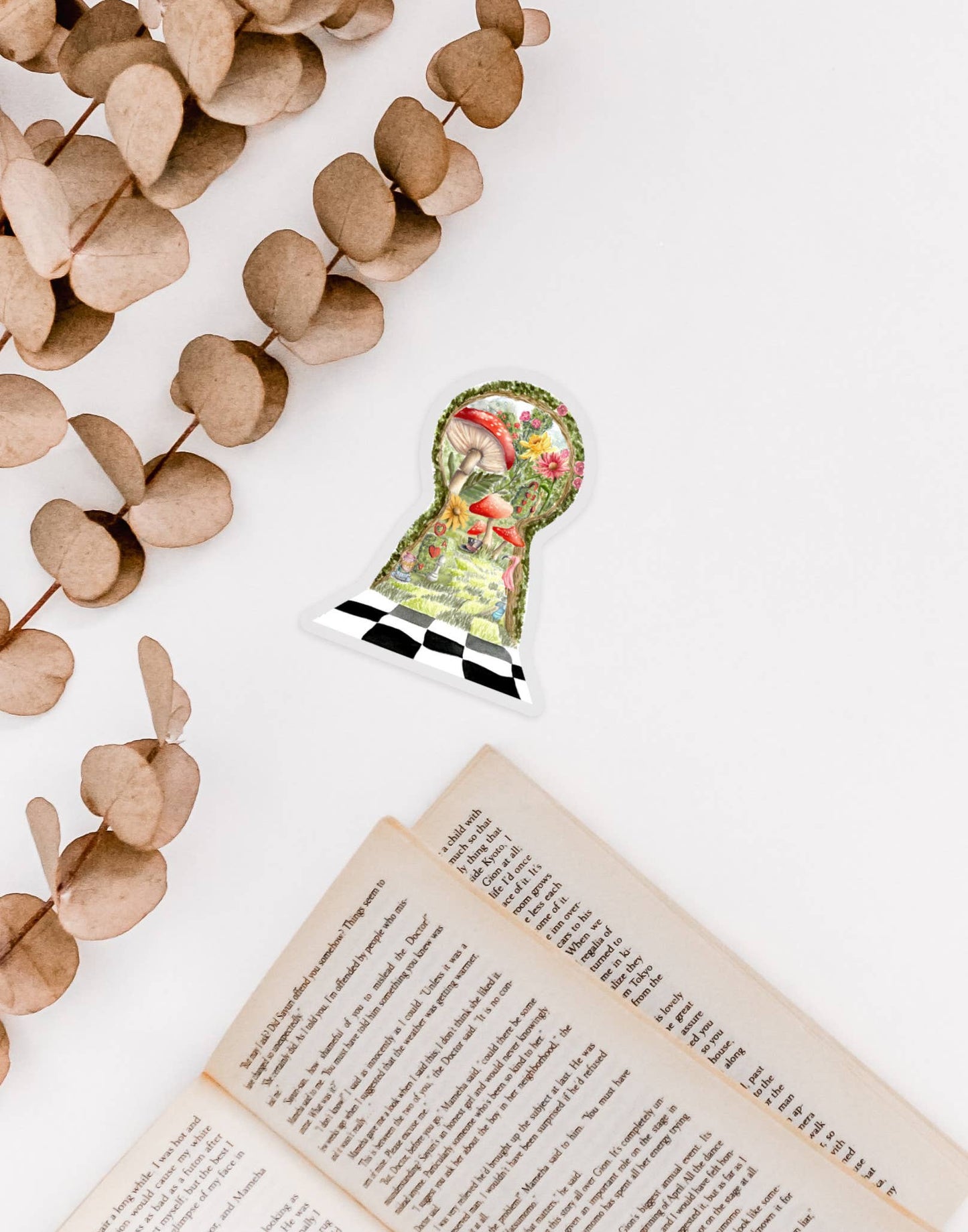 Clear Wonderland Vinyl Sticker