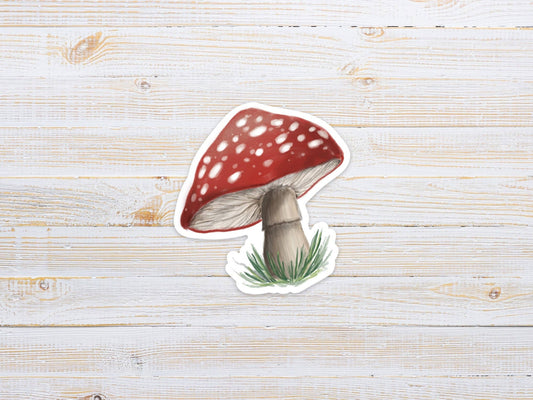 Mushroom Vinyl Sticker