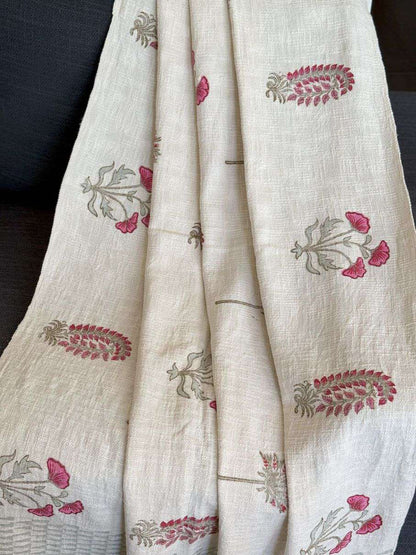 Pink Paisley | Throw Blanket