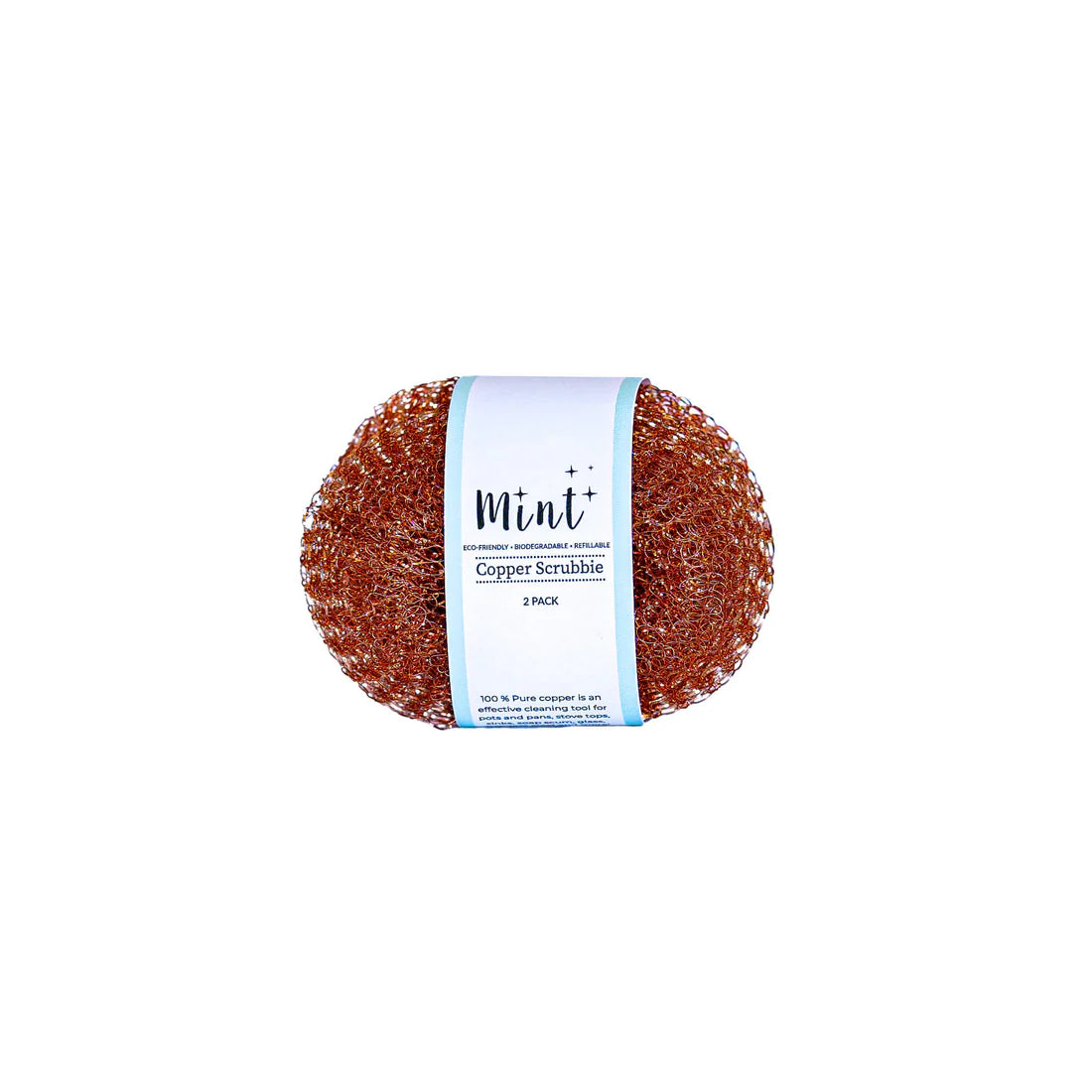 Mint Cleaning | Copper Scrubbie - 2 Pack