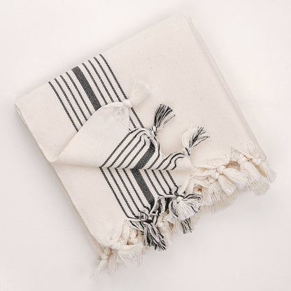Soft 9 Stripe Bath and Beach Towel Set : Bath Towel?