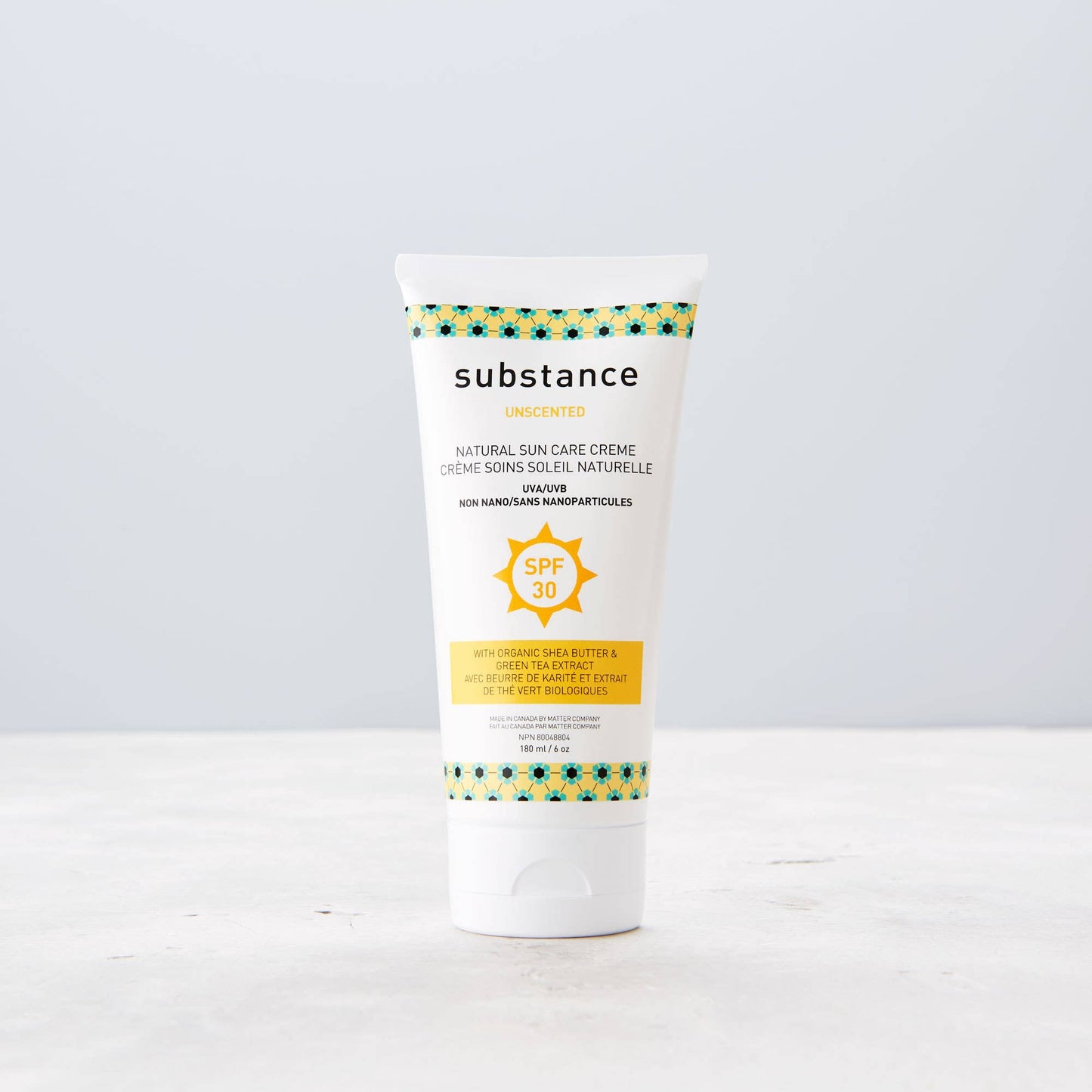 Unscented Natural Sun Care Creme