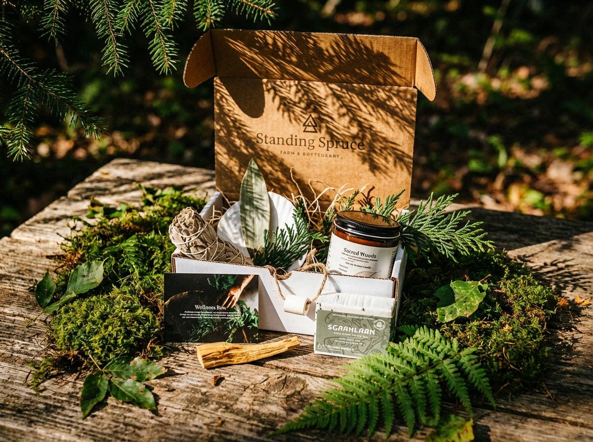 Smudge Ritual Starter Kit | Small (3-4" Abalone Shell + White Sage)