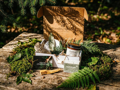 Smudge Ritual Starter Kit | Small (3-4" Abalone Shell + White Sage)