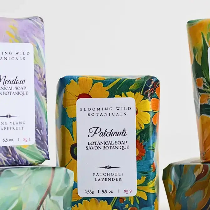 Rose Coconut Milk Botanical Soap | Geranium + Palmarosa