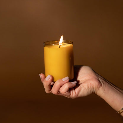 The Beekeeper | Honey + Clover - 8oz Glass Candle