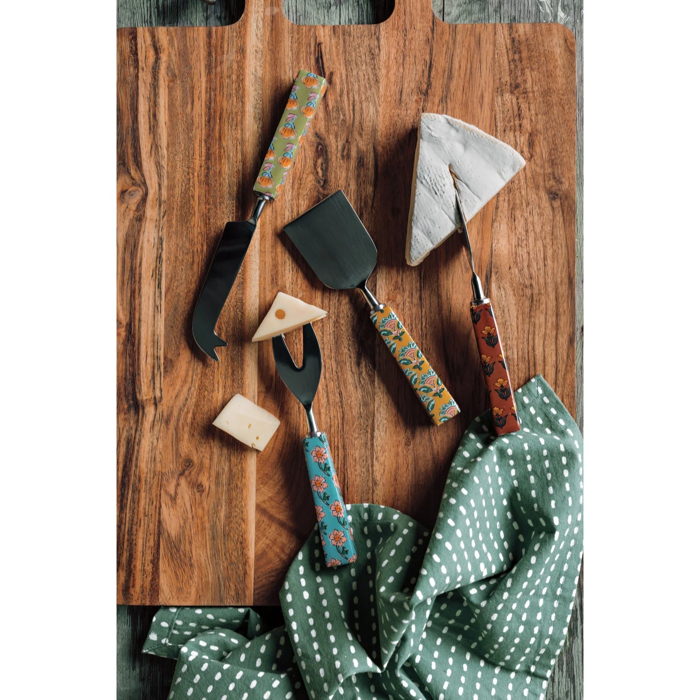 Mosaic Cheese Knives | Set of 4