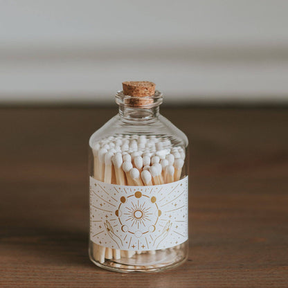 Matchsticks in Glass Bottle