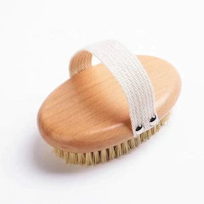 Plastic Free Sisal Bristle Body Brush: Oval
