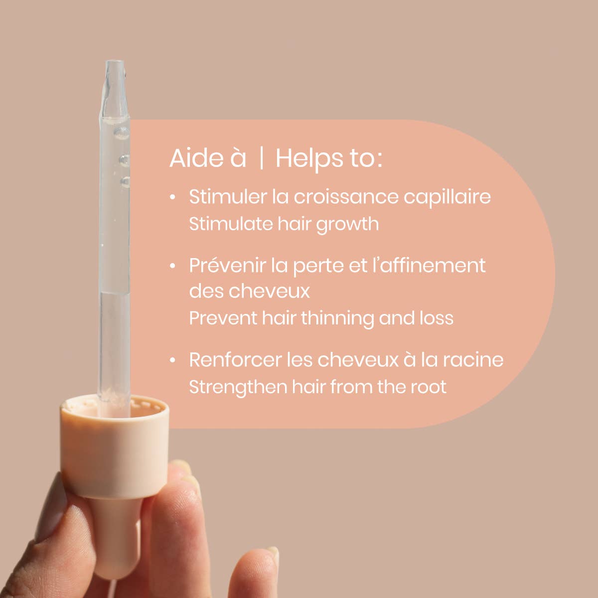 Densifying Hair Serum with Peptides + Turmeric Root Extract