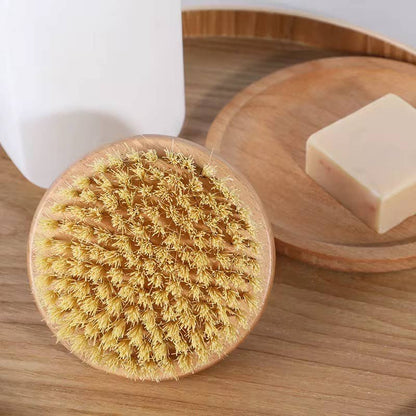 Plastic Free Sisal Bristle Body Brush: Oval