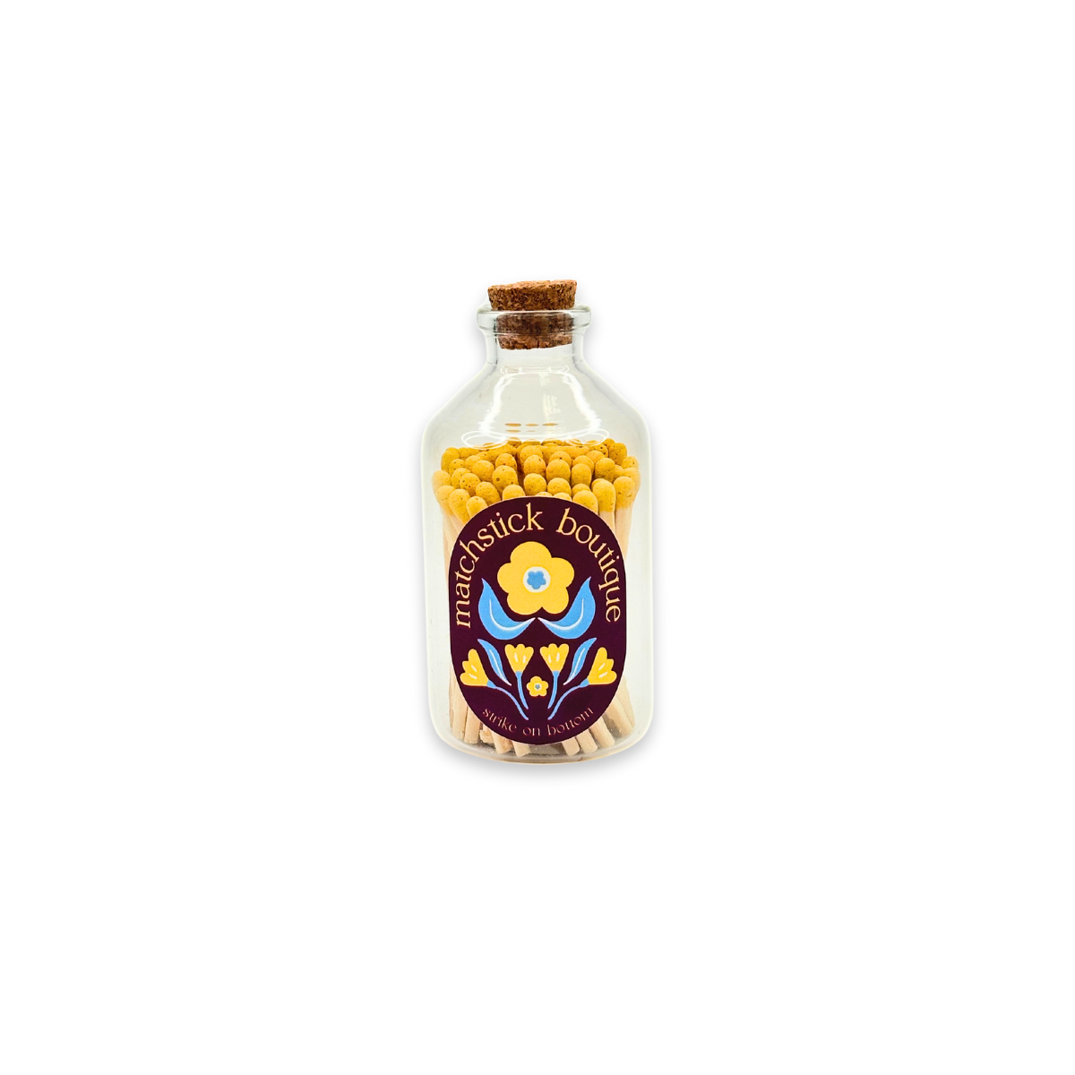 Matchsticks in Glass Bottle