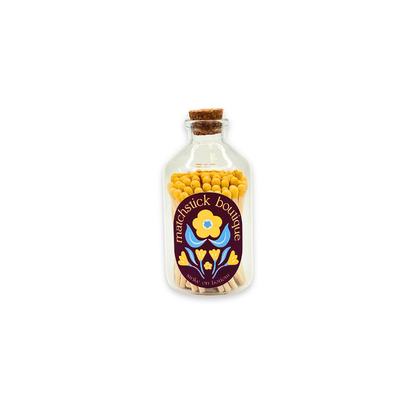 Matchsticks in Glass Bottle