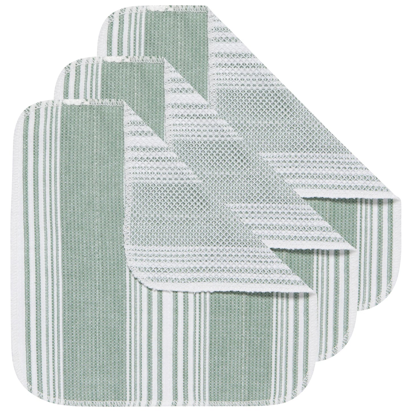 Scrub-It Elm Green Dishcloths | Set of 3