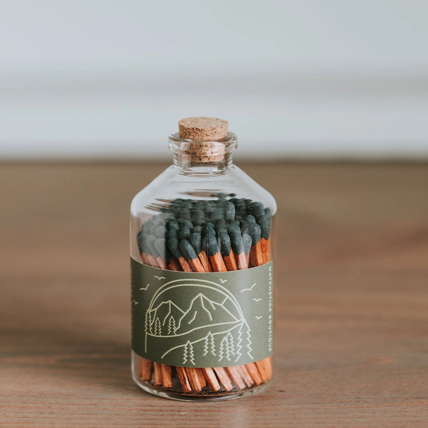 Matchsticks in Glass Bottle