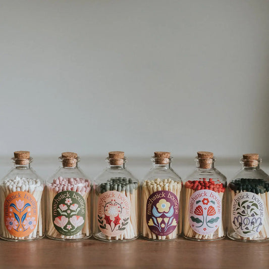Matchsticks in Glass Bottle