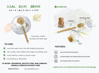 Sisal Dish Brush