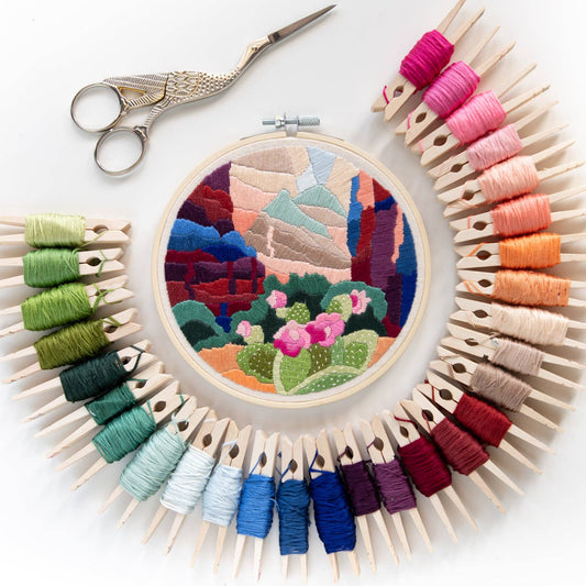 Zion Canyon DIY Embroidery Kit