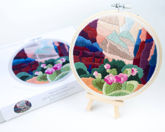 Zion Canyon DIY Embroidery Kit