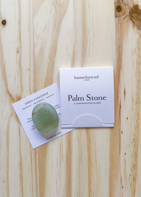 Palm Stone | Green Aventurine
