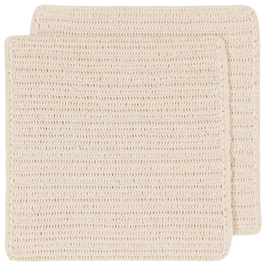 Homespun Natural Dishcloths | Set of 2